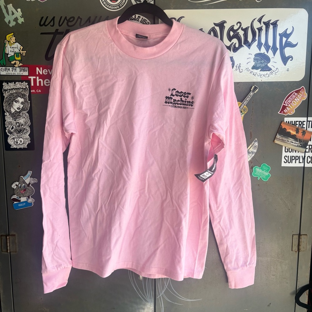 Loser Machine Pink Long Sleeve Women's Tee